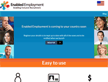 Tablet Screenshot of enabledemployment.com